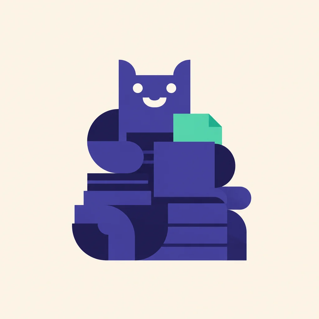 Geometrische illustratie die Jerry voorstelt, Administratie