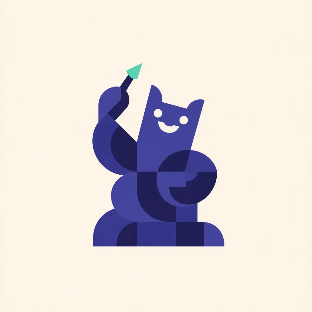 Geometrische illustratie die Pixel voorstelt, Ontwerper