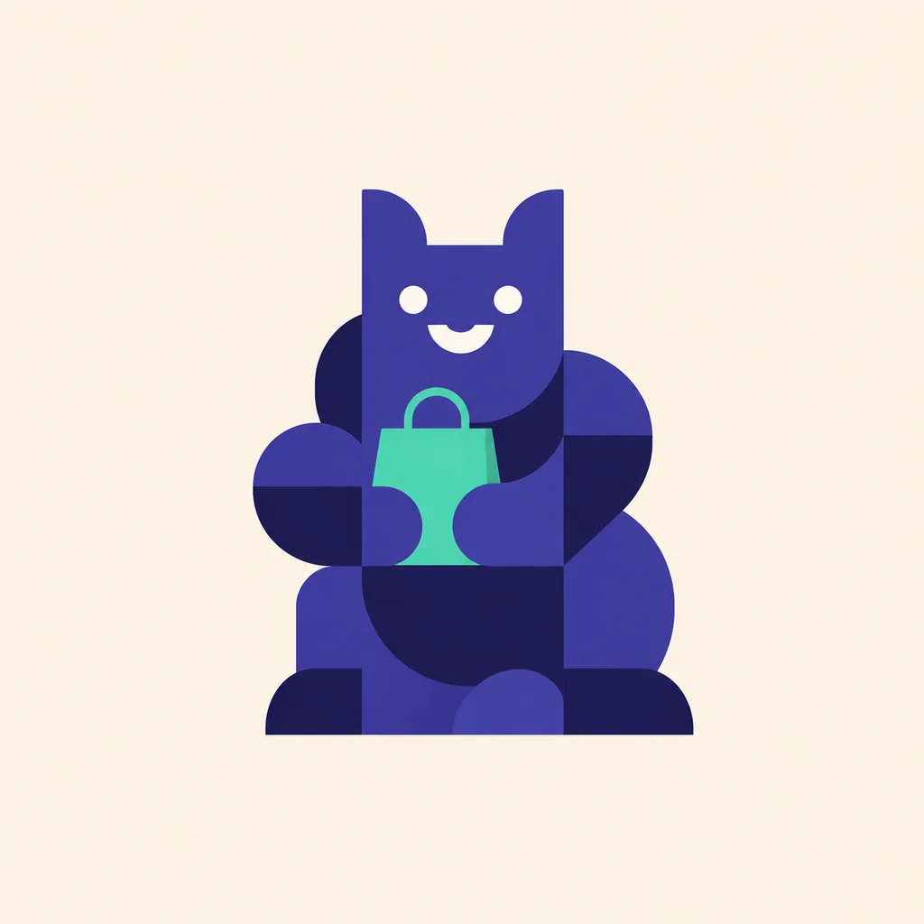 Geometrische illustratie die WooLerry voorstelt, Teamleider webshops